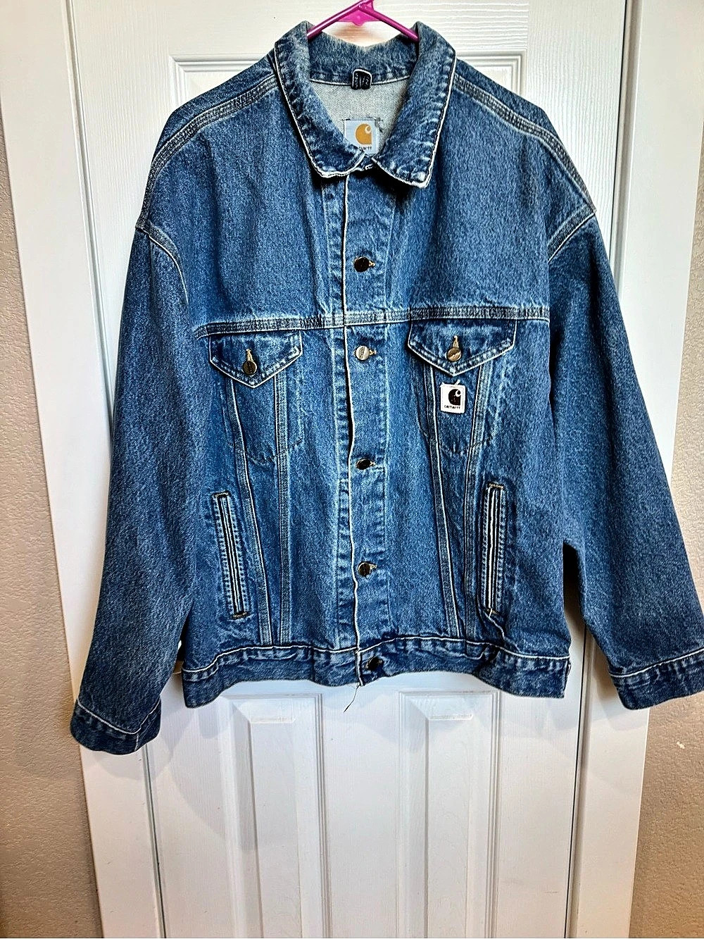 Carhartt Vintage Carhartt Denim Trucker Jacket Vintage Denim Trucker Jacket in